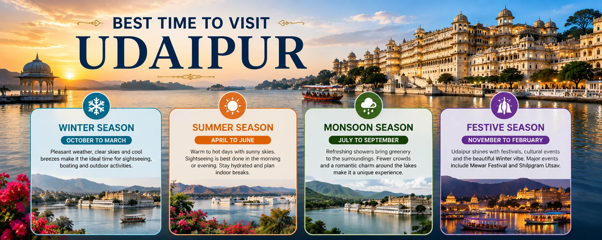 Best Time to Visit Udaipur
